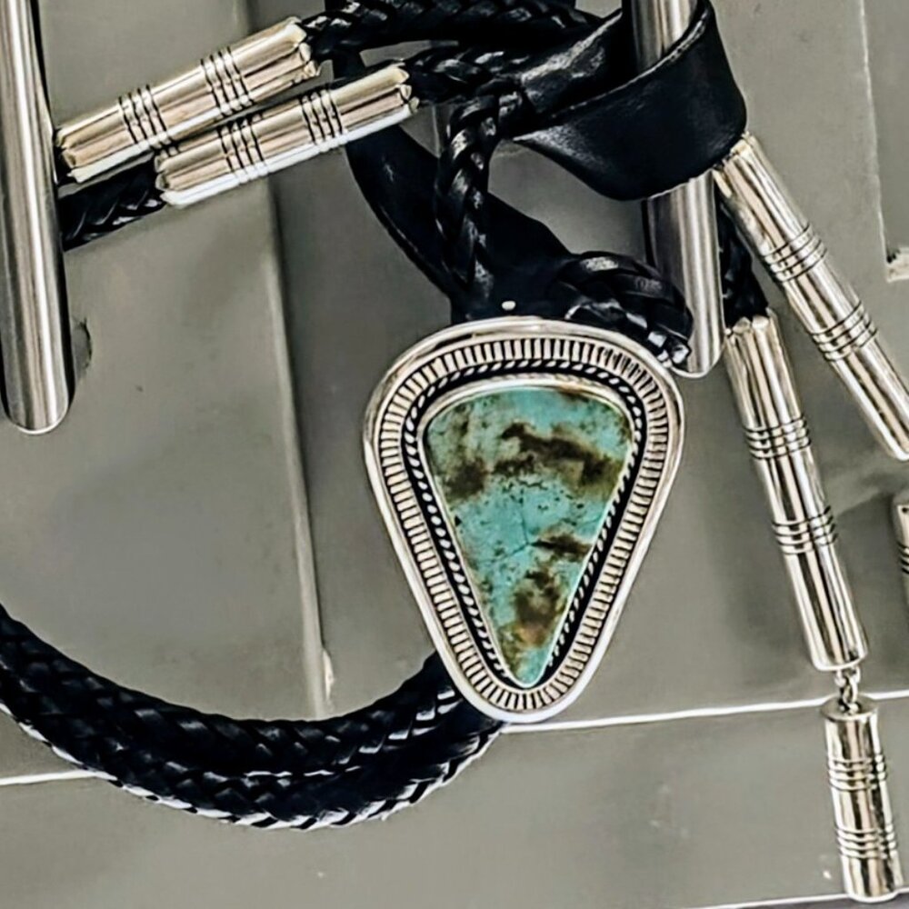 Whispers of the West: A Sterling Silver & American Couture Turquoise Masterpiece